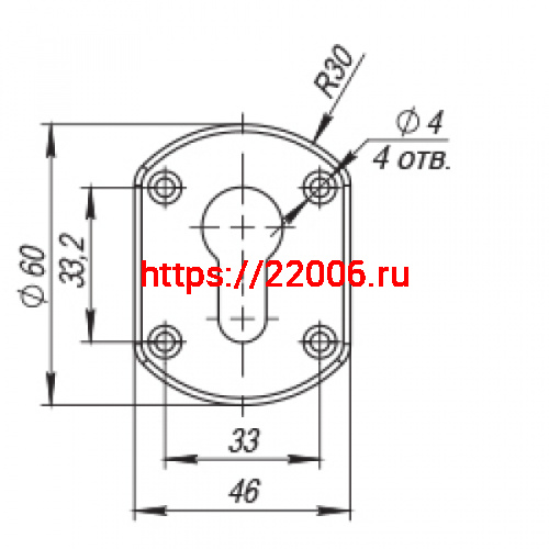 Декоративная Punto (Пунто) накладка ESC031/C-SS (нержавейка) на цилиндр (1 шт.) тех.упак. фото 2 Декоративная Punto (Пунто) накладка ESC031/C-SS (нержавейка) на цилиндр (1 шт.) тех.упак. фото 2
