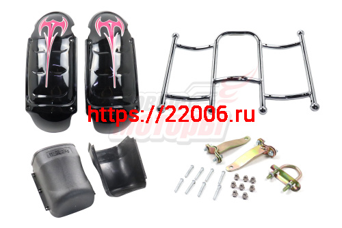 Дуга безопасности с цветн. бардачками (карманами) "Hunter" КРАСНАЯ (дуга+2цв.щитка+2кармана+крепеж) Дуга безопасности с цветн. бардачками (карманами) "Hunter" КРАСНАЯ (дуга+2цв.щитка+2кармана+крепеж)