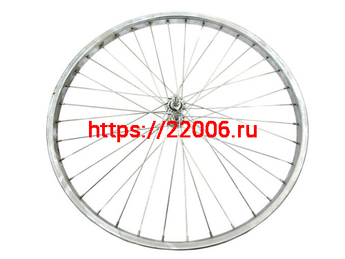 24" переднее колесо c втулкой алюминиевый обод 32Н 24" переднее колесо c втулкой алюминиевый обод 32Н