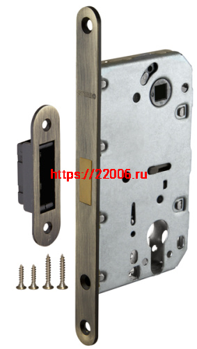 Замок межкомнатный Fuaro (Фуаро) под цилиндр MAGNET M85C-50 AB (бронза) Замок межкомнатный Fuaro (Фуаро) под цилиндр MAGNET M85C-50 AB (бронза)