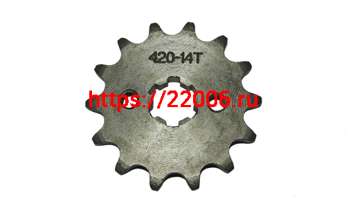 Венец (Z41) 420 (d54mm - 4 x 49mm) + ЗВЕЗДОЧКА (Z14) 420 (d14 - 17mm, 6 шлицов) (компл.) фото 3 Венец (Z41) 420 (d54mm - 4 x 49mm) + ЗВЕЗДОЧКА (Z14) 420 (d14 - 17mm, 6 шлицов) (компл.) фото 3