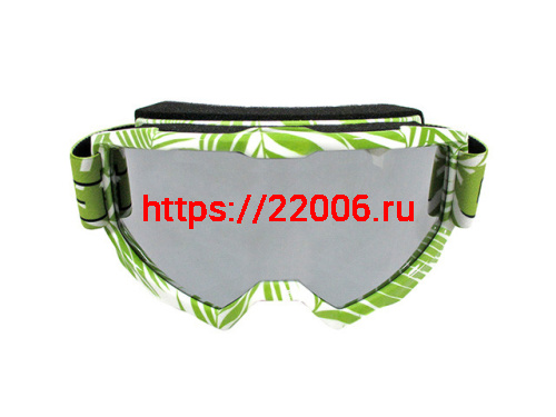 Очки 815-189 оправа бело-зеленая ,линза зеркальная Очки 815-189 оправа бело-зеленая ,линза зеркальная