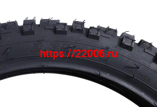 Покрышка 14" 2.75-14 Р259 без камеры, питбайк, Кросс, WANDA фото 3