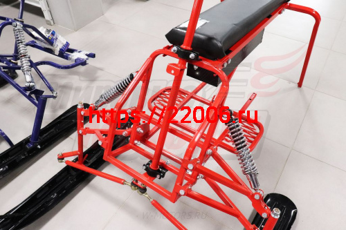 Лыжный модуль для мотобуксировщика Сибирь (лыжи металл.) фото 2