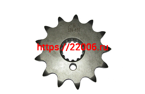 Звезда 13 зуб. (520) (13 шлиц) цепи, ведущая Zongshen (23401-ME30-0000) фото 2 Звезда 13 зуб. (520) (13 шлиц) цепи, ведущая Zongshen (23401-ME30-0000) фото 2