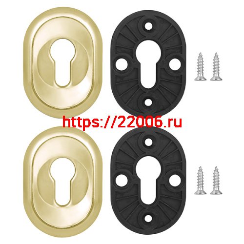 Накладка Fuaro (Фуаро) на цилиндр ESC.C/CRE/OV.12 (ESC-12C) GP золото (2шт. в уп.,отгр. по 1 шт.) фото 2 Накладка Fuaro (Фуаро) на цилиндр ESC.C/CRE/OV.12 (ESC-12C) GP золото (2шт. в уп.,отгр. по 1 шт.) фото 2