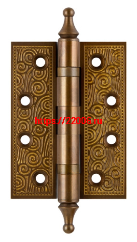 Петля Armadillo (Армадилло) универсальная Castillo CL 500-A4 102x76x3,5 BB-17 Коричневая бронза