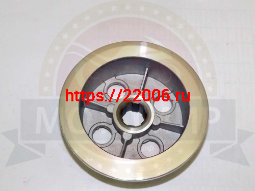 Барабан сцепления внутренний CG/CB125-150 Хантер (125/150см3) 4 отв. голый фото 3