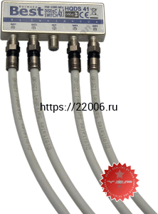 Переключатель DiSEqC-4x 1 VOTO Переключатель DiSEqC-4x 1 VOTO