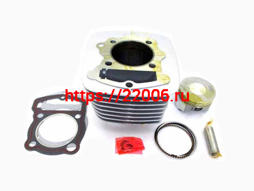 Цилиндро-поршневая группа СВ TTR250cc d-65.5мм h-108 мм pin-15мм возд. охлаж.тефлон.покрытие серая