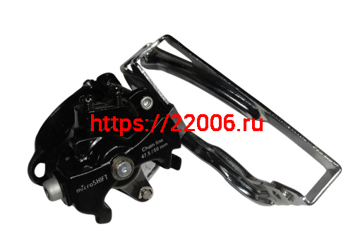 Переключатель передач передний MicroSHIFT Mezzo FD-M22, хомут 34.9мм, 42-32-22Т/48-38-28T фото 3 Переключатель передач передний MicroSHIFT Mezzo FD-M22, хомут 34.9мм, 42-32-22Т/48-38-28T фото 3