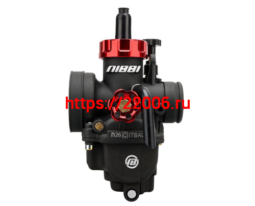 Карбюратор NIBBI Racing PE26 (YJ), реком.двиг. 140-160 см3 (вход/выход 26 и 48 мм) фото 4