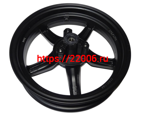 Обод 12" передний литой, диск. тормоз 2,75х12" скутер GALAXY Обод 12" передний литой, диск. тормоз 2,75х12" скутер GALAXY
