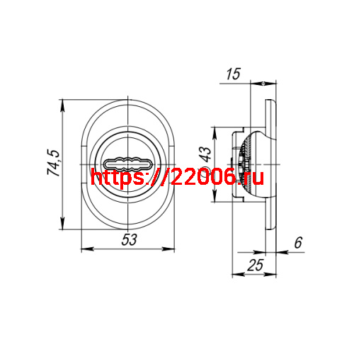 Накладка Fuaro (Фуаро) на сувальдный замок ESC.S-auto/U/OV.477 (ESC 477 U (70х50) ) с подпруж. шторками СР хром фото 2 Накладка Fuaro (Фуаро) на сувальдный замок ESC.S-auto/U/OV.477 (ESC 477 U (70х50) ) с подпруж. шторками СР хром фото 2