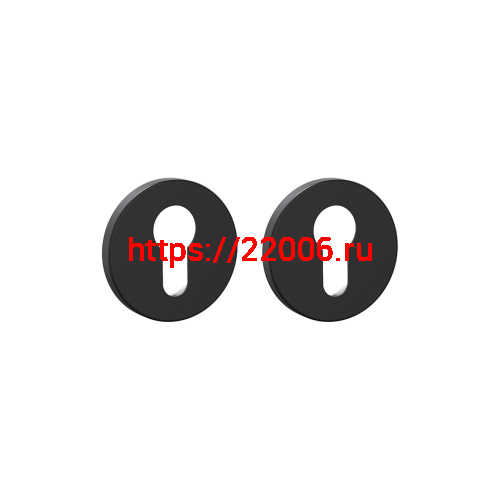 Накладка Punto (Пунто) под цилиндр ET.R.ARC.R52 (ET ARC) BL-24 черный