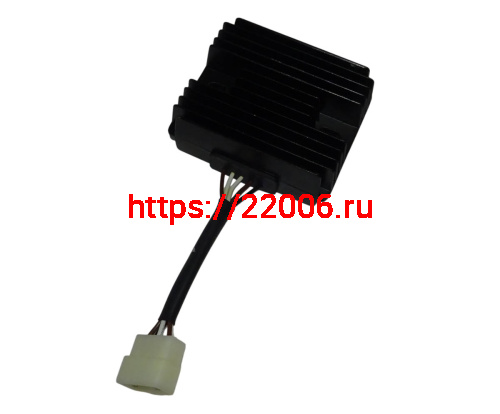 Реле регулятор  18А 216Вт, 12В для LIFAN (20220725 ТК05) (5 проводов) (Работает только  с АКБ)