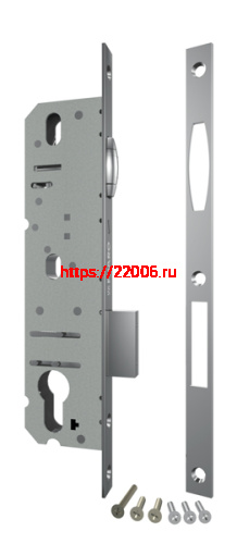Корпус Fuaro (Фуаро) узкопрофильного замка с роликовой защёлкой PROF5116-25 CP хром