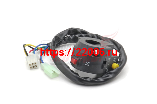 Переключатель руля лев. (3 ф-ции, 6+2 контактов, разьем 6pin мама, +2pin папа) SAFARI, TERMIT, RHINO Переключатель руля лев. (3 ф-ции, 6+2 контактов, разьем 6pin мама, +2pin папа) SAFARI, TERMIT, RHINO