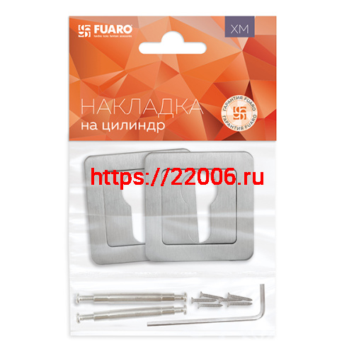 Накладка Fuaro (Фуаро) под цилиндр ET XM SSC-16 сатинированный хром фото 2 Накладка Fuaro (Фуаро) под цилиндр ET XM SSC-16 сатинированный хром фото 2