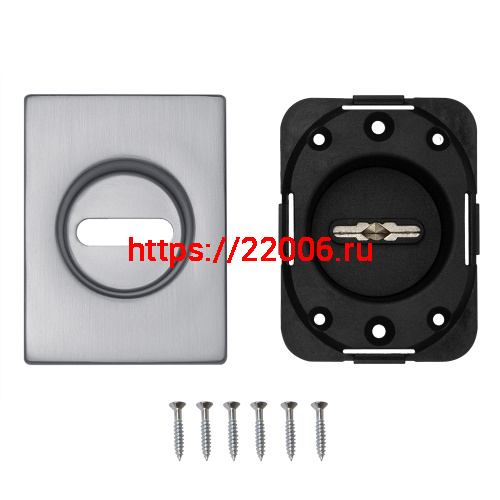 Накладка Fuaro (Фуаро) на сувальдный замок ESC.S-auto.RL/U/K.477 SSC-16 сатинрованный хром фото 4 Накладка Fuaro (Фуаро) на сувальдный замок ESC.S-auto.RL/U/K.477 SSC-16 сатинрованный хром фото 4