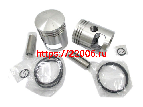 Поршень Ява 6В d-58.0 мм (кольцо поршневое, палец, поршень, стопорное кольцо) Поршень Ява 6В d-58.0 мм (кольцо поршневое, палец, поршень, стопорное кольцо)