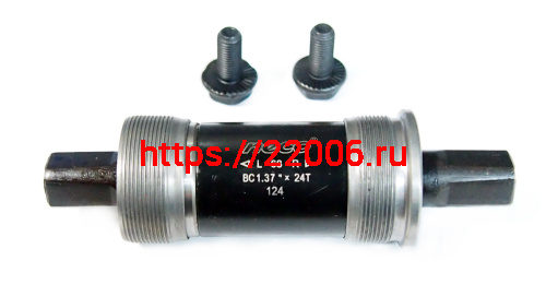 Каретка-картридж NECO B910 под квадрат, BSA 1.37”x 24T, R/L. 68/124мм.Ось 10В21, ст.чашки,ст.кор