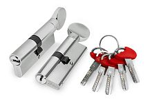 Цилиндровый Fuaro (Фуаро) механизм (D-PRO502/60) D-PRO5002Knob60(25+10+25) CP хром 5Key
