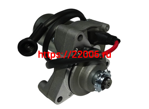 Электростартер Альфа, Шторм, "Zodiak" PANTERA125, Динго 110/125 (d-26.5, 12 шлиц) 3 болта, верхн. фото 3 Электростартер Альфа, Шторм, "Zodiak" PANTERA125, Динго 110/125 (d-26.5, 12 шлиц) 3 болта, верхн. фото 3