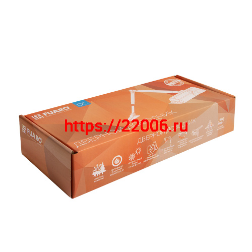 Доводчик Fuaro (Фуаро) дверной DC20-5/TS-68 BR до 110 кг (коричневый) фото 2