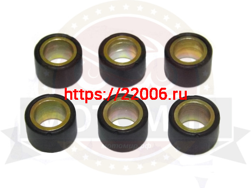 Ролик вариатора (компл 6 шт.) 16х13 7,0 гр GY6-50, 139QMB (НАБОР) Ролик вариатора (компл 6 шт.) 16х13 7,0 гр GY6-50, 139QMB (НАБОР)