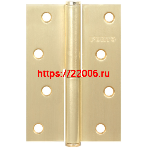 Петля Punto (Пунто) съемная IN4100SR PB правая (113-4 100х70х2.5) латунь Петля Punto (Пунто) съемная IN4100SR PB правая (113-4 100х70х2.5) латунь