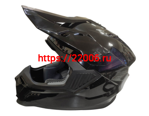 Шлем кроссовый COBRA EC H333, черный, размер L фото 2 Шлем кроссовый COBRA EC H333, черный, размер L фото 2