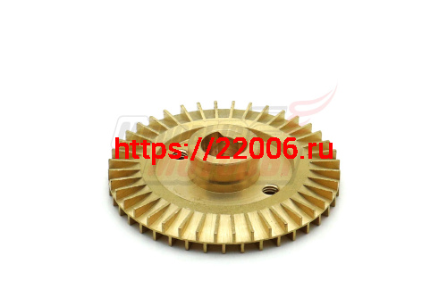 Крыльчатка на циркуляционные насосы отечественного и имп.произ.(наруж.60мм,внут.12мм) под скос Крыльчатка на циркуляционные насосы отечественного и имп.произ.(наруж.60мм,внут.12мм) под скос