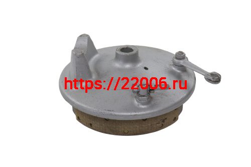 Крышка тормозного барабана телескопической вилки в сборе С/О Урал (реставр.) Крышка тормозного барабана телескопической вилки в сборе С/О Урал (реставр.)