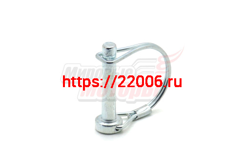 Палец стопорный колеса и фрез D=8мм, L=50мм со стопором Тарпан, Weima,SRZ-135E,Champion Палец стопорный колеса и фрез D=8мм, L=50мм со стопором Тарпан, Weima,SRZ-135E,Champion