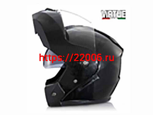 Мотошлем VIRTUE MD-903 трансформер с визором черный карбон (L) Мотошлем VIRTUE MD-903 трансформер с визором черный карбон (L)