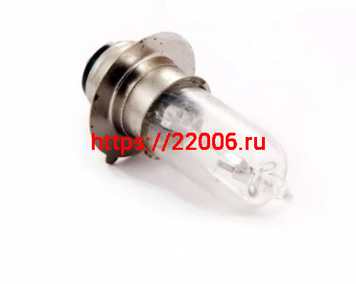 Лампа головного света галоген P15D-25-1 12V 18/18W прозрачная Лампа головного света галоген P15D-25-1 12V 18/18W прозрачная
