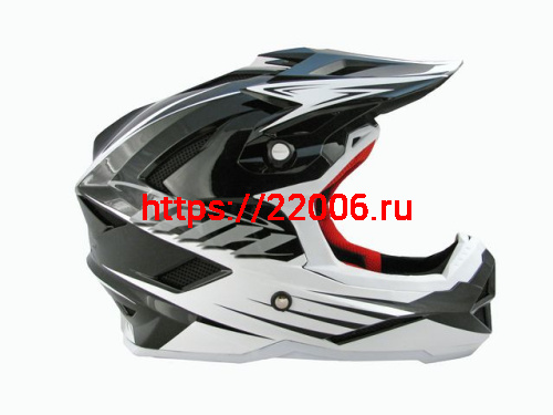 Мотошлем THH T-42 №2 black/white (L)
