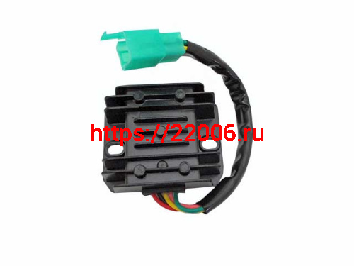 Реле регулятор напряжения 157FMI,166FMM,ATV150,RX150,SR150,BK150 (1 штекер "папа" 5 контактов)