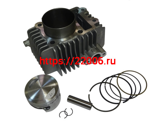 Цилиндр в сборе 1P60FMK KAYO YX150/160см3  60 мм (цилиндр+поршень+палец 13мм+кольца), без прокладок