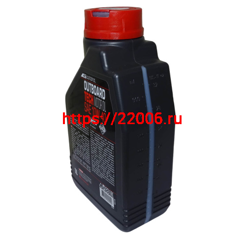 Масло MOTUL 4T OUTBOARD TECH 10w40 , FC -W. синтетика  1литр  (лодочные моторы ) фото 2