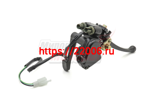 Рычаг тормоза правый с рычагом газа в сборе SAFARI, TERMIT, RHINO, TERRANO Рычаг тормоза правый с рычагом газа в сборе SAFARI, TERMIT, RHINO, TERRANO