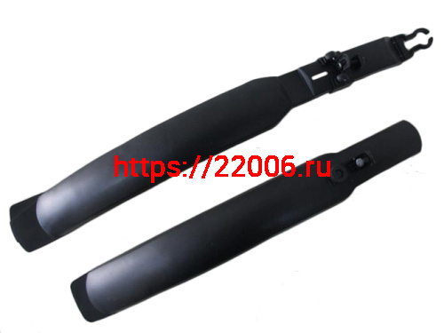 Крылья велосипедные 26" пластик, черные, под V-brake XINGTAI Крылья велосипедные 26" пластик, черные, под V-brake XINGTAI