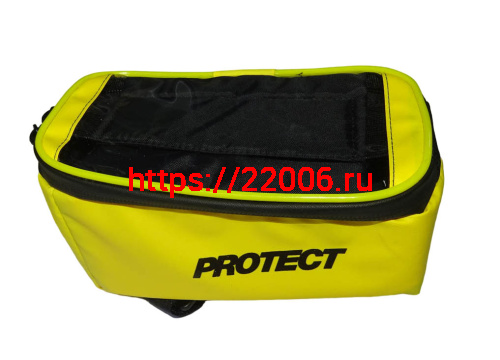 Сумка Вело на раму, р-р 19х11х10 см., цвет черный, PROTECT фото 2 Сумка Вело на раму, р-р 19х11х10 см., цвет черный, PROTECT фото 2