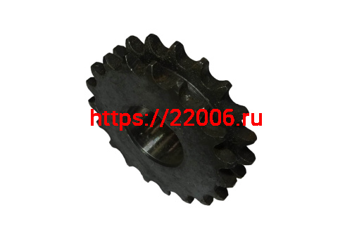 Звездочка Буран заднего хода 2х рядная Z19 (110602052) пр-во ИжТехМаш фото 2