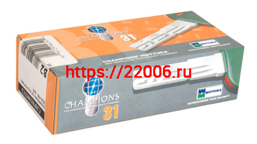 Цилиндровый механизм Mottura (Моттура) под вертушку (дл. шток) C31P413101C5 (72 мм/36+10+26), МАТ.НИКЕЛЬ фото 2