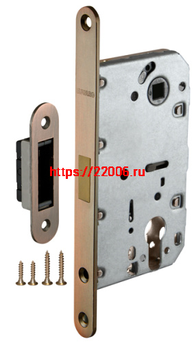 Замок межкомнатный Fuaro (Фуаро) под цилиндр MAGNET M85C-50 AC медь