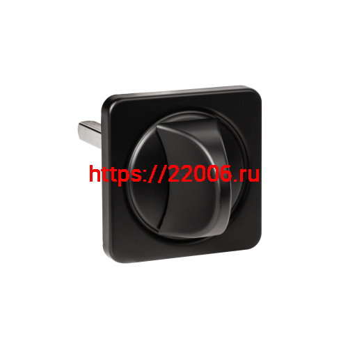 Ручка Fuaro (Фуаро) поворотная BKW8x75.K.MSC62 BL-24 черный ПЛАСТИК
