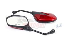 Зеркала (109) пласт. (БОЛЬШИЕ красные КОБРА) (10 мм)