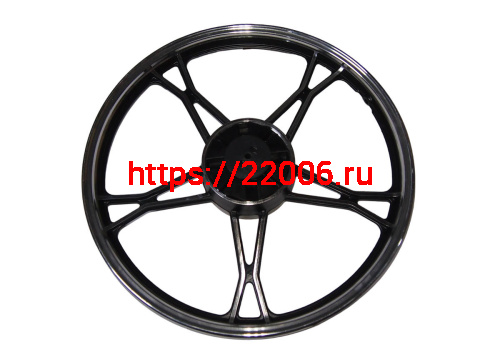 Обод 17" задний литой, барабан. тормоз 1,6-17 Альфа, VORTEX CITY серебристый (5 С-луч) (НАБОР) фото 2 Обод 17" задний литой, барабан. тормоз 1,6-17 Альфа, VORTEX CITY серебристый (5 С-луч) (НАБОР) фото 2